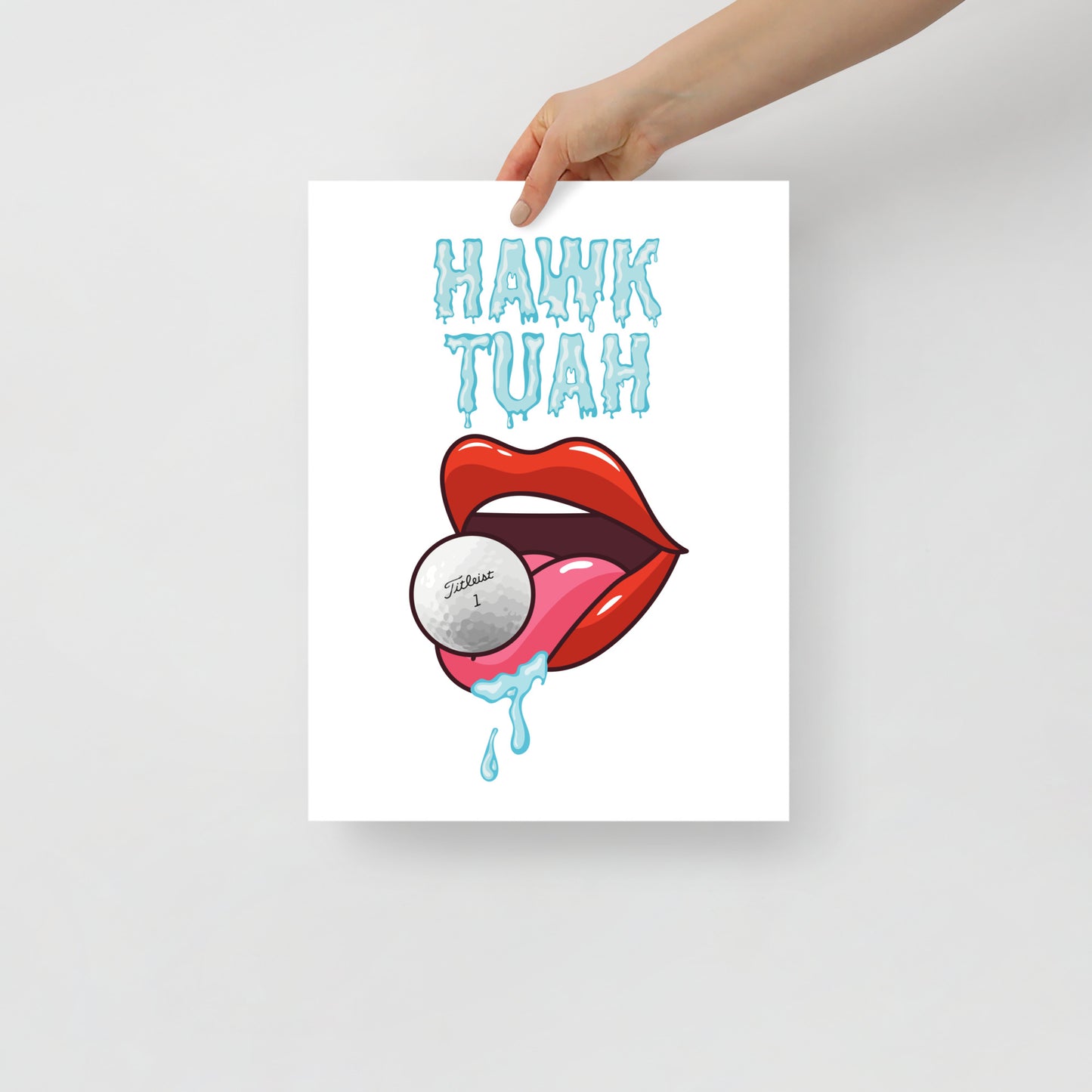Hawk Tuah Golf Poster