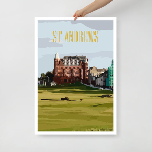 ST Andrews - Golf Poster
