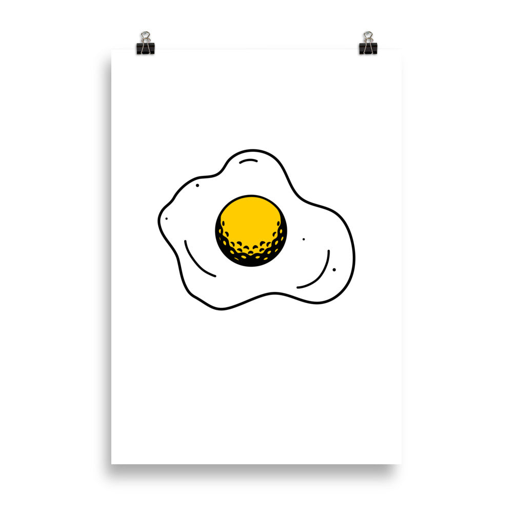 Fried Golf Ball - Golf Poster