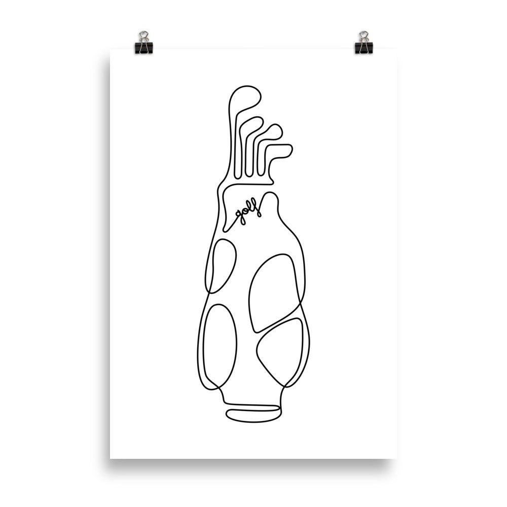 Golf Bag - Golf Poster